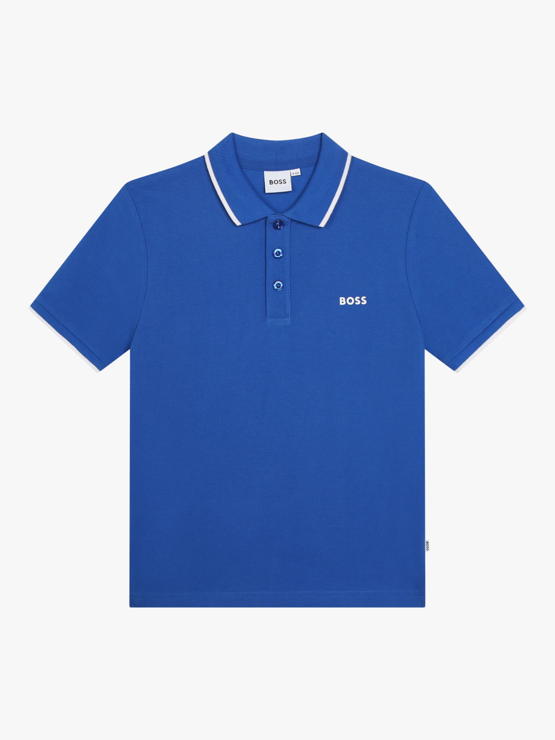 Buy BOSS Kids' Short Sleeve Polo Shirt Online at johnlewis.com