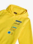 Napapijri Kids' Liard Logo Graphic Hoodie, Yellow