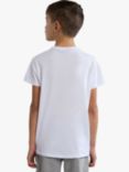 Napapijri Kids' Liard Flag Short Sleeve T-Shirt, White
