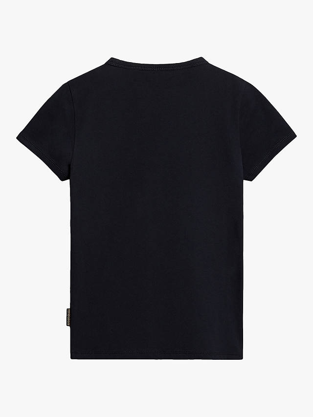 Napapijri Kids' Liard Mountain Graphic T-Shirt, Black