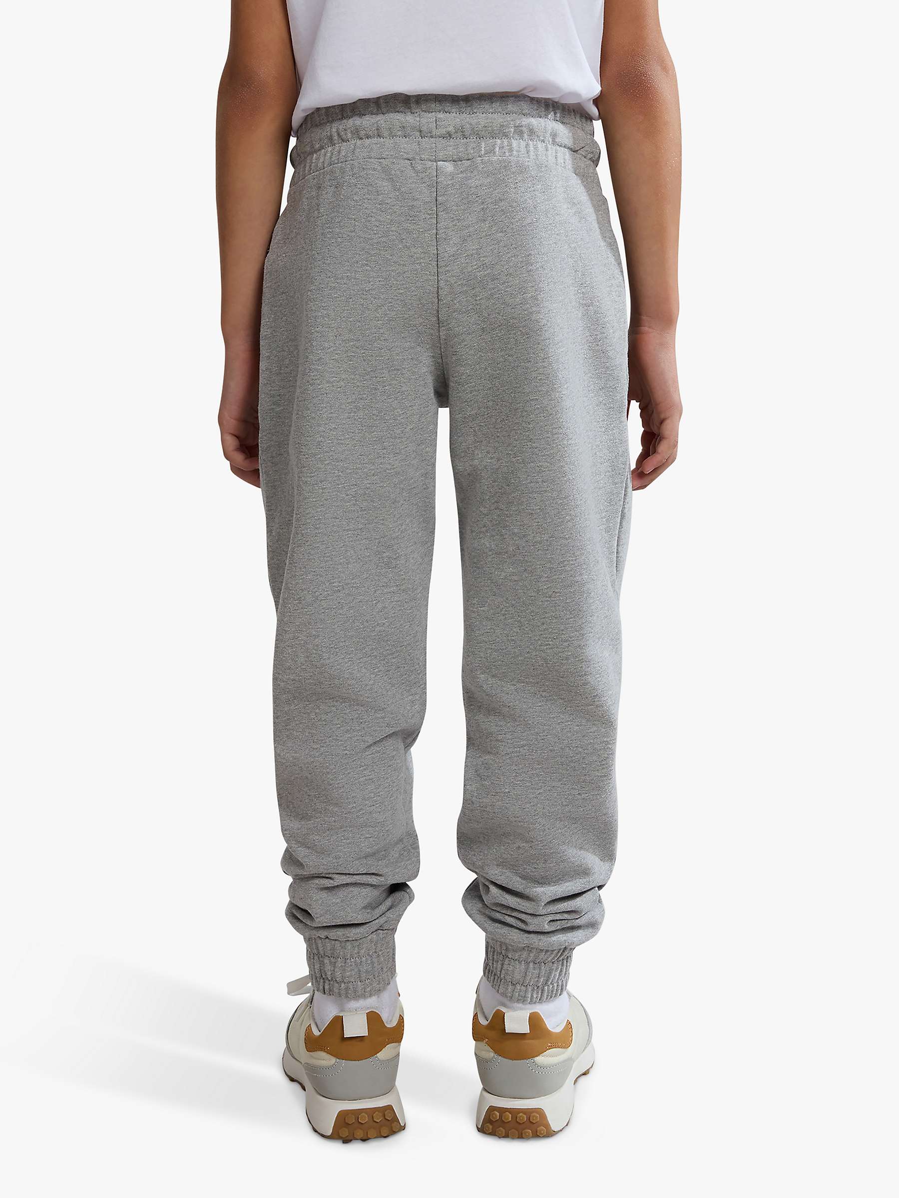 Buy Napapijri Kids' Kitik Geographic Logo Drawstring Joggers, Grey Online at johnlewis.com