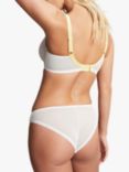 Panache Blossom Balconnette Bra, White/Lemon