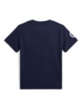 Ralph Lauren Kids' Wimbledon Championship T-Shirt, Blue/Multi