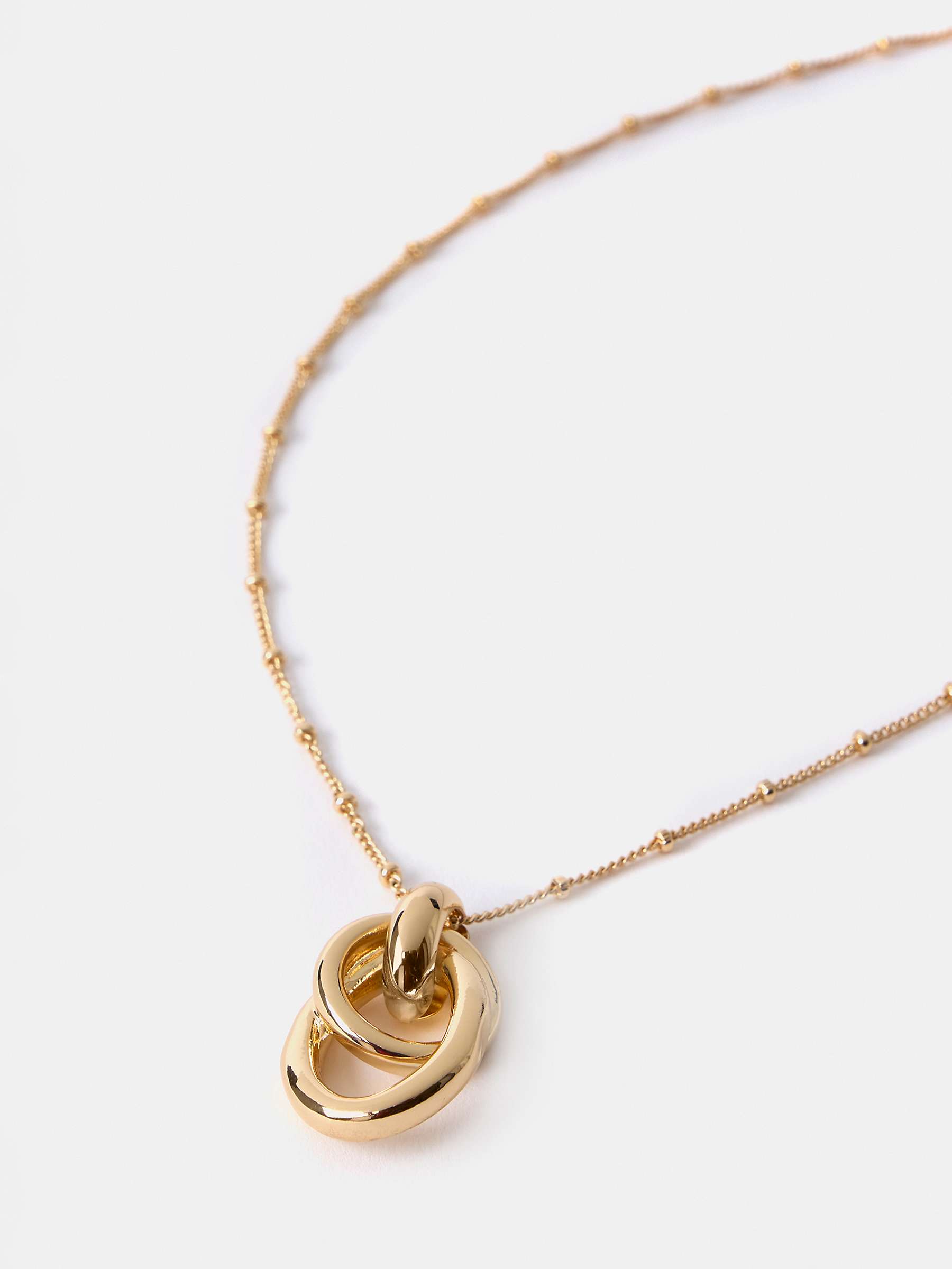 Buy Mint Velvet Gold Tone Pendant Necklace, Gold Online at johnlewis.com