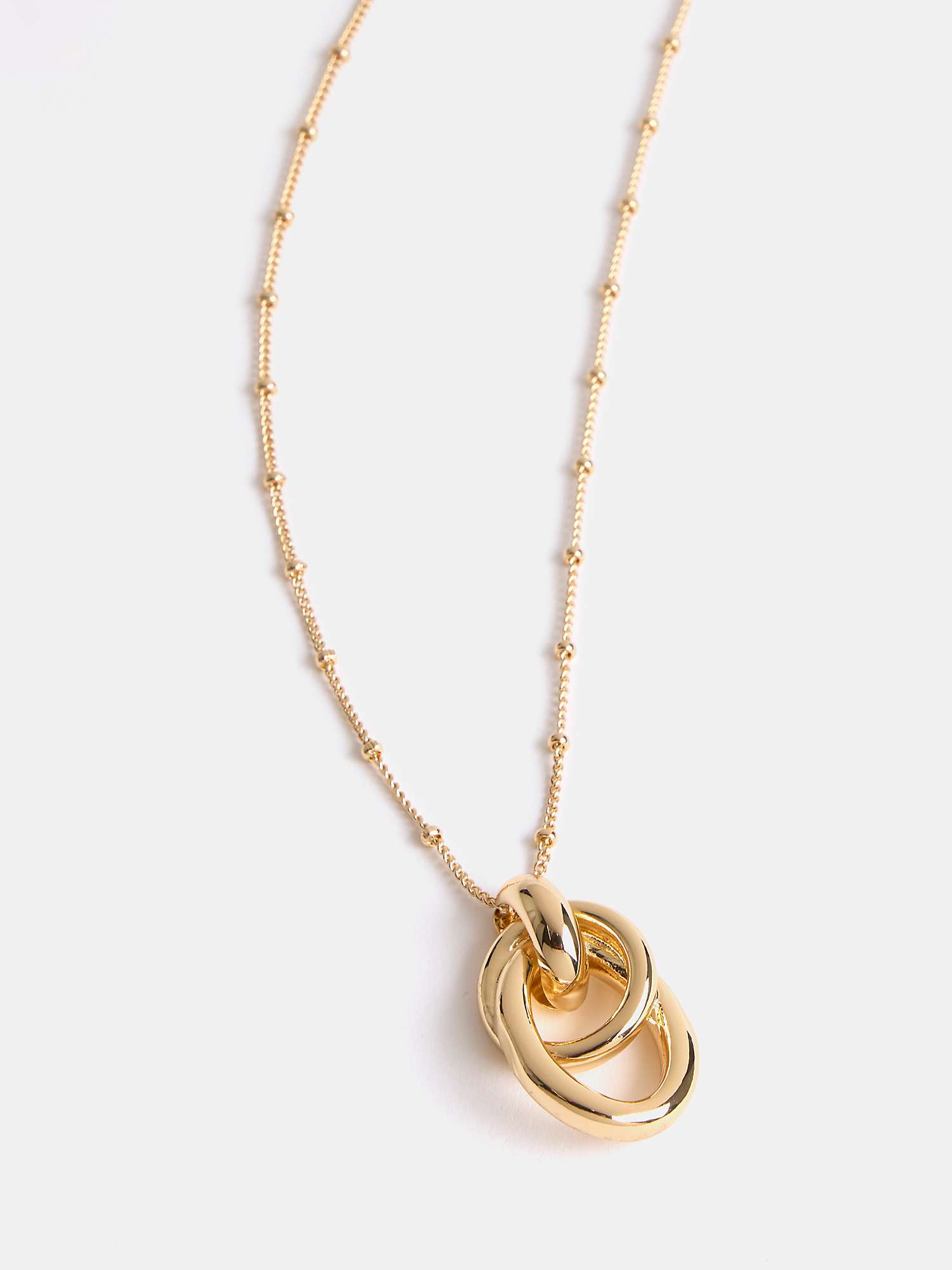 Buy Mint Velvet Gold Tone Pendant Necklace, Gold Online at johnlewis.com