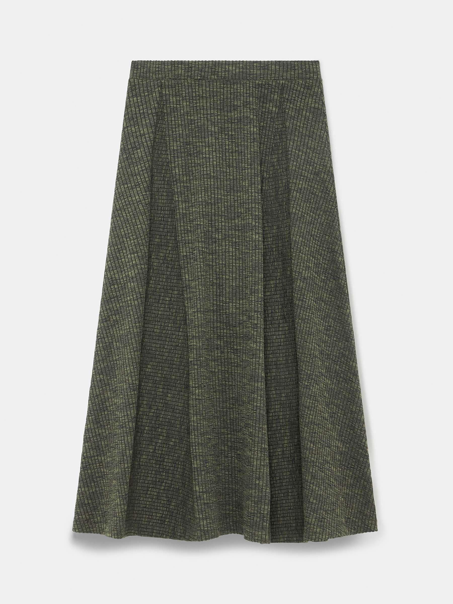 Buy Mint Velvet Panelled Maxi Skirt, Khaki Online at johnlewis.com