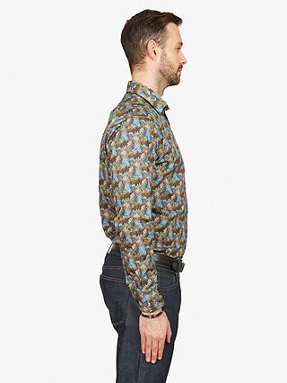 Simon Carter Tree Print Long Sleeve Shirt, Multi