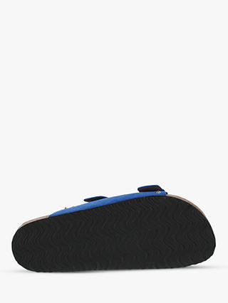 Josef Seibel Michelle 06 Embellished Leather Slider Sandals, Bright Blue