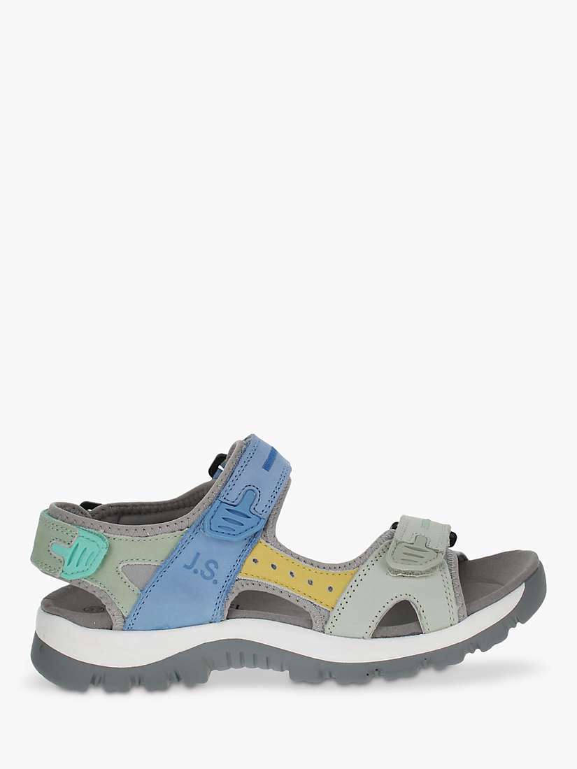 Buy Josef Seibel Bella 10 Walking Sandals, Blue/Multi Online at johnlewis.com