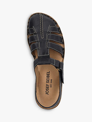 Josef Seibel Rosalie Leather Sandals, Blue Ocean