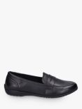 Josef Seibel Fenja 22 Leather Loafers, Black