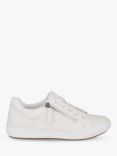 Josef Seibel Claire 03 Leather Zip Trainers, White