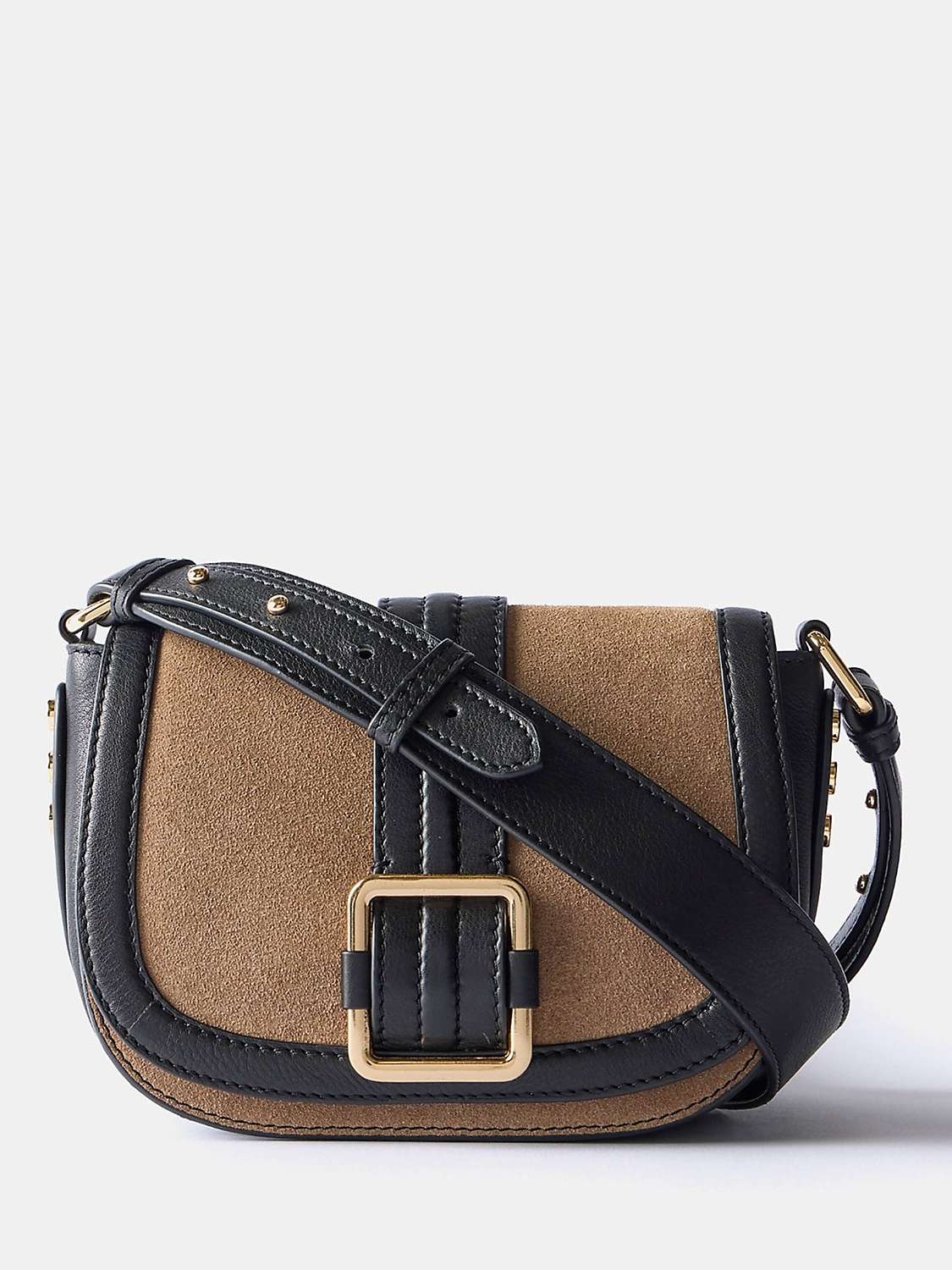 Buy Mint Velvet Leather Satchel Crossbody Bag, Neutral Online at johnlewis.com