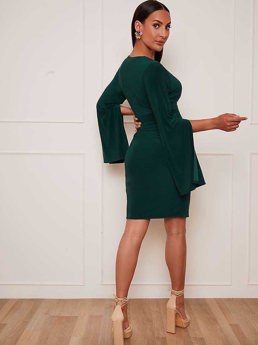 Buy Chi Chi London Bodycon Dress, Green Online at johnlewis.com