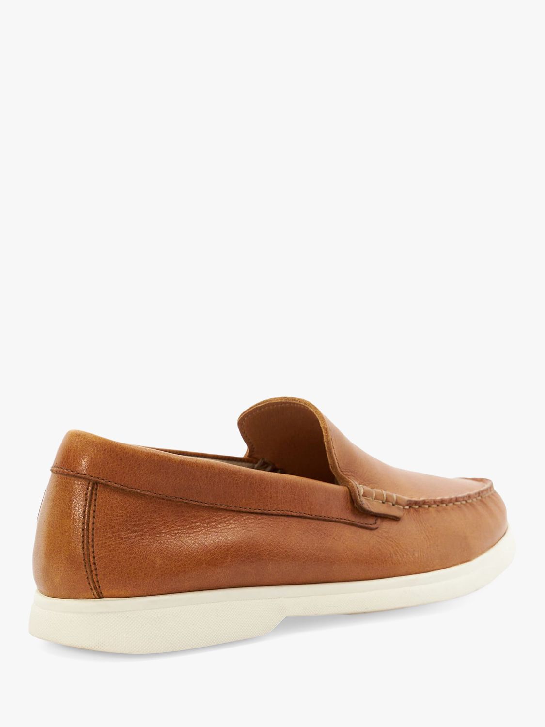 Buy Dune Buftonn Leather Loafers, Tan Online at johnlewis.com