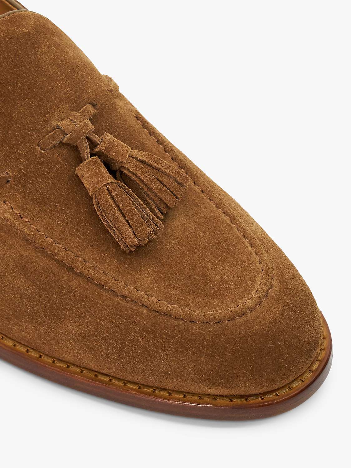 Buy Dune Sandders Leather Tassel Loafers Online at johnlewis.com