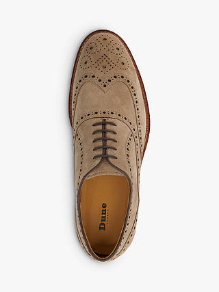 Dune Solihull Suede Oxford Brogue Shoes, Brown