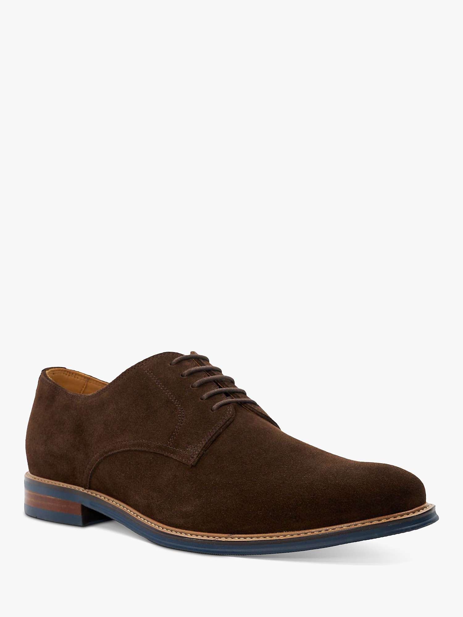 Buy Dune Stanleyyy Gibson Suede Shoes, Brown Online at johnlewis.com