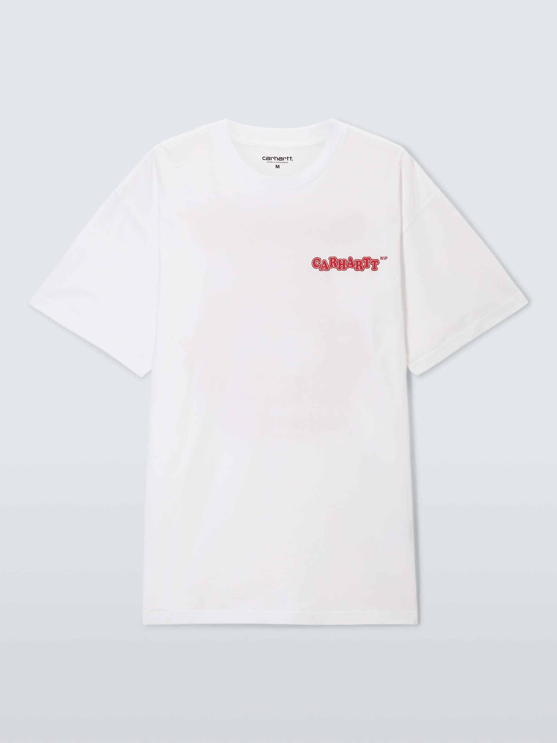 Buy Carhartt WIP Short Sleeve Fast Food T-Shirt, White/Red Online at johnlewis.com