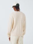Carhartt WIP Cambell Cable Knit Jumper, Natural, Natural