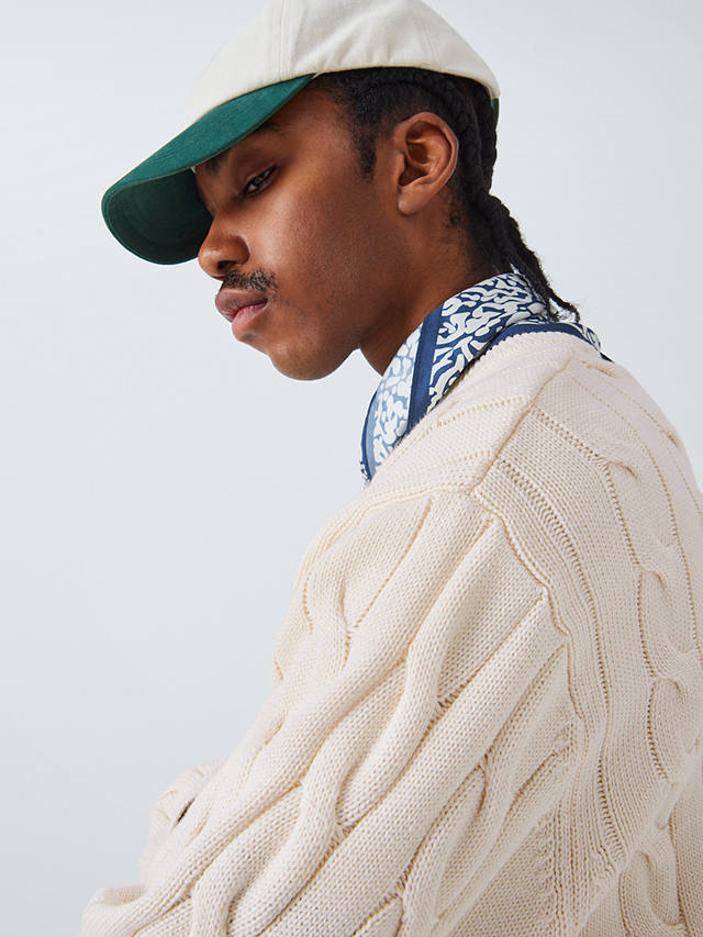 Carhartt WIP Cambell Cable Knit Jumper, Natural