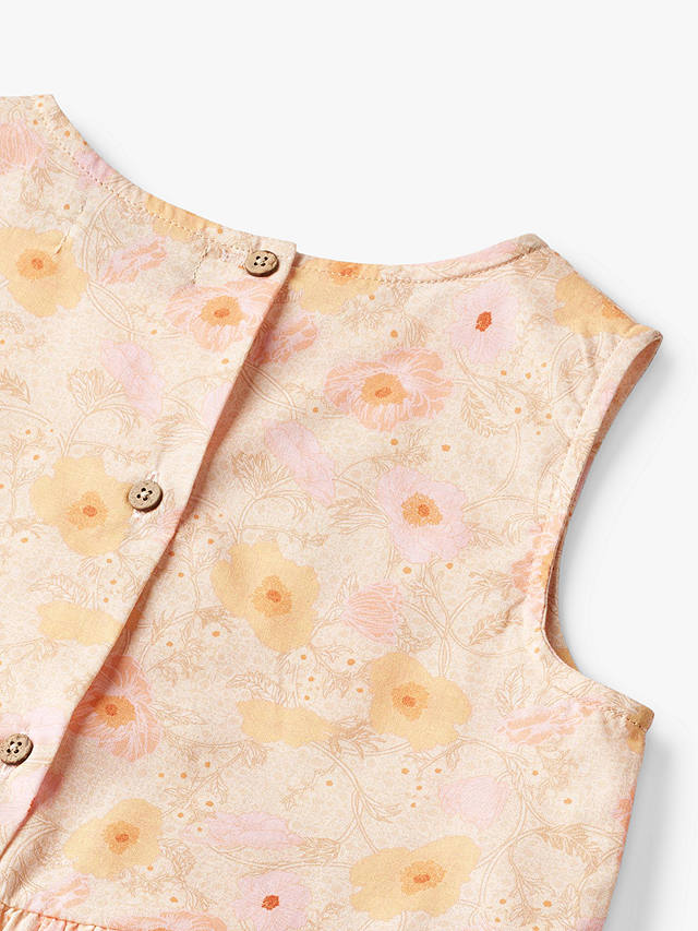 WHEAT Kids' Bea Floral Top, Peach