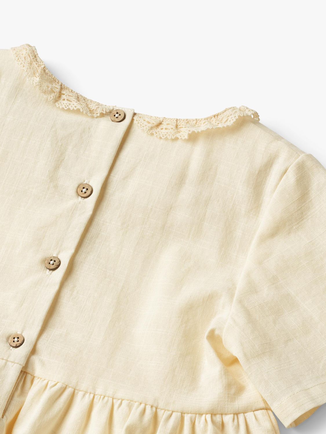 Buy WHEAT Kids' Elma Organic Cotton Dress, Shell Online at johnlewis.com