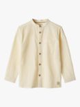 WHEAT Kids' Willum Organic Cotton Mandarin Collar Shirt, Shell