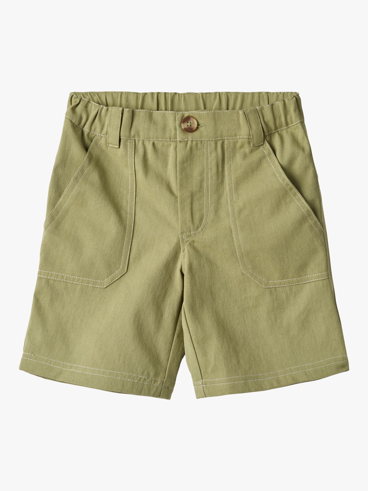 WHEAT Kids' Pelle Shorts, Sage, 3 years