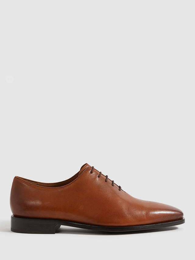 Reiss Mead Lace Up Formal Shoes, Light Tan