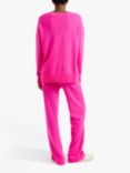 Chinti & Parker Wool Cashmere Blend Slouchy Jumper, Hot Pink