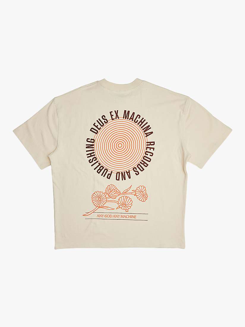 Buy Deus ex Machina Dusty Graphic T-Shirt, White/Multi Online at johnlewis.com