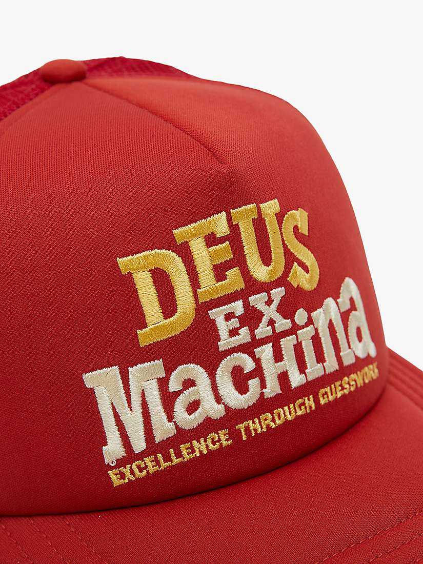 Buy Deus ex Machina Guesswork Trucker Cap, Red Online at johnlewis.com
