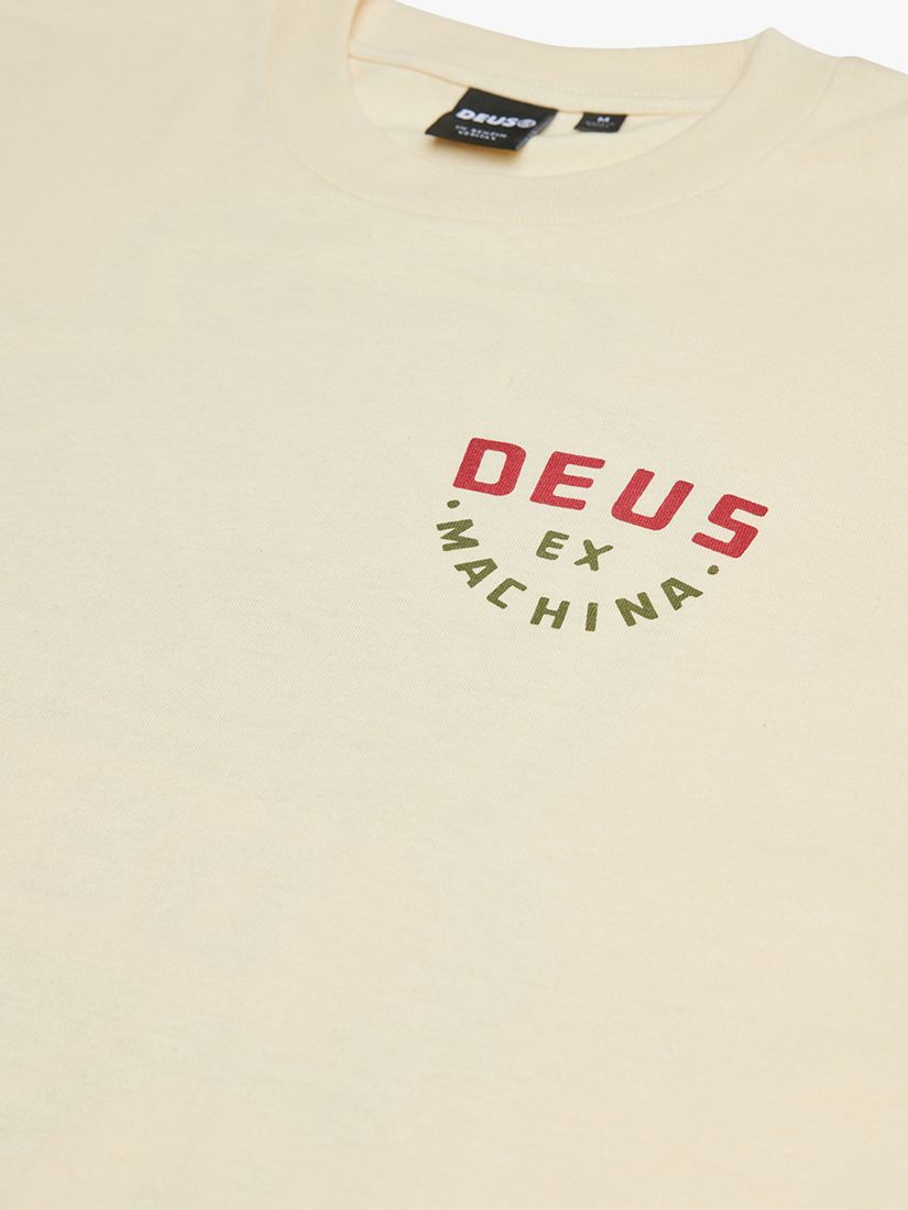 Deus ex Machina Out Doors T-Shirt, Dirty White, L