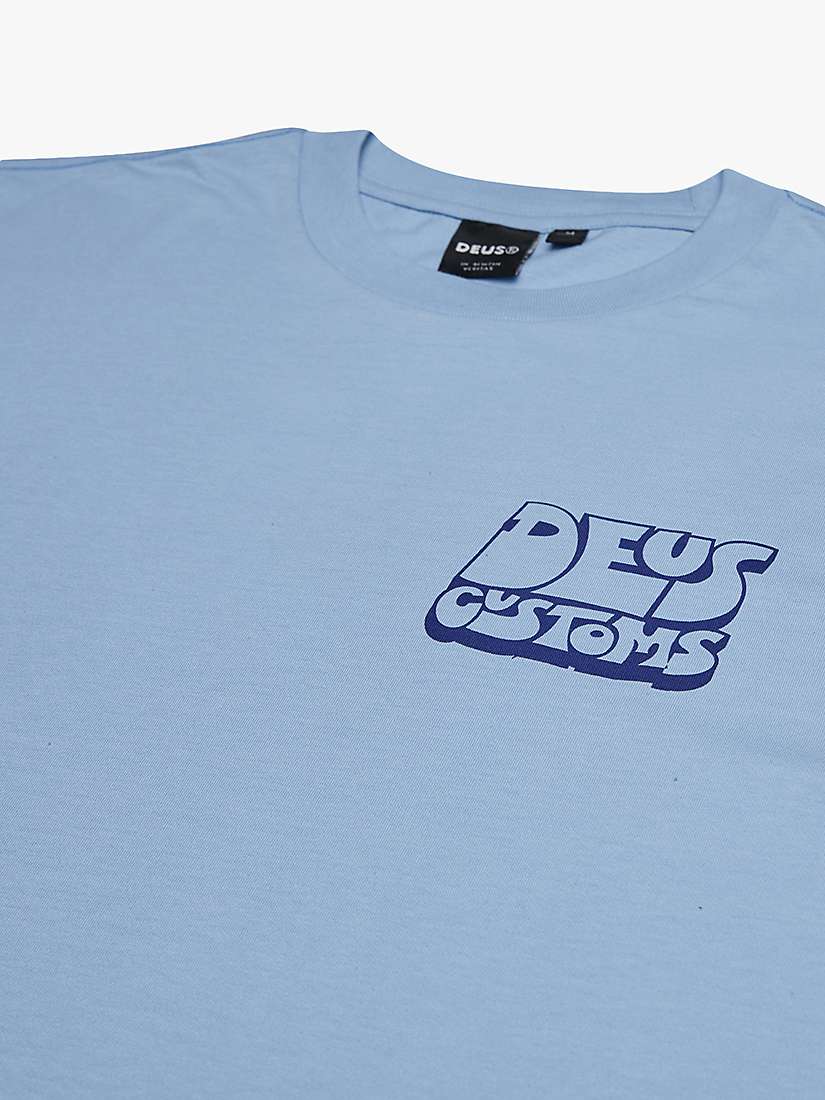 Buy Deus ex Machina Duke T-Shirt, Soft Chambray Online at johnlewis.com
