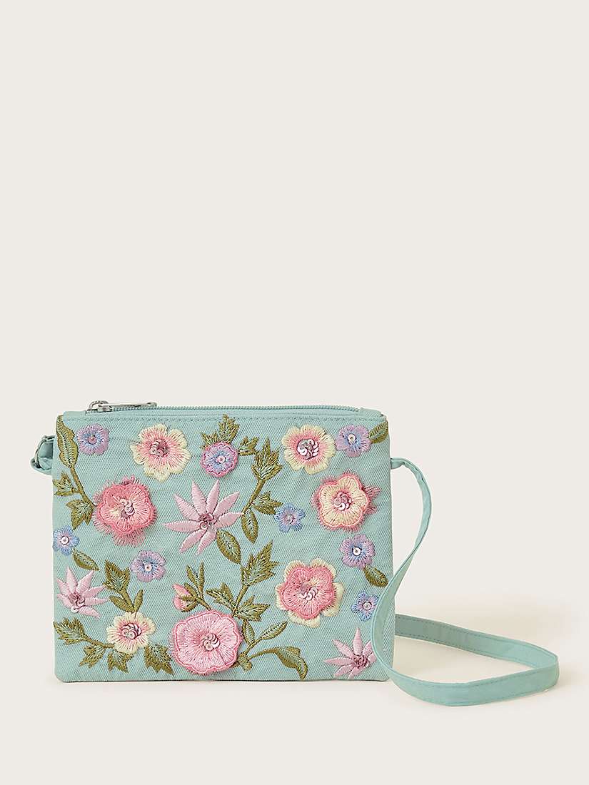 Buy Monsoon Kids' Luna Floral Embroidered Bag, Multi Online at johnlewis.com