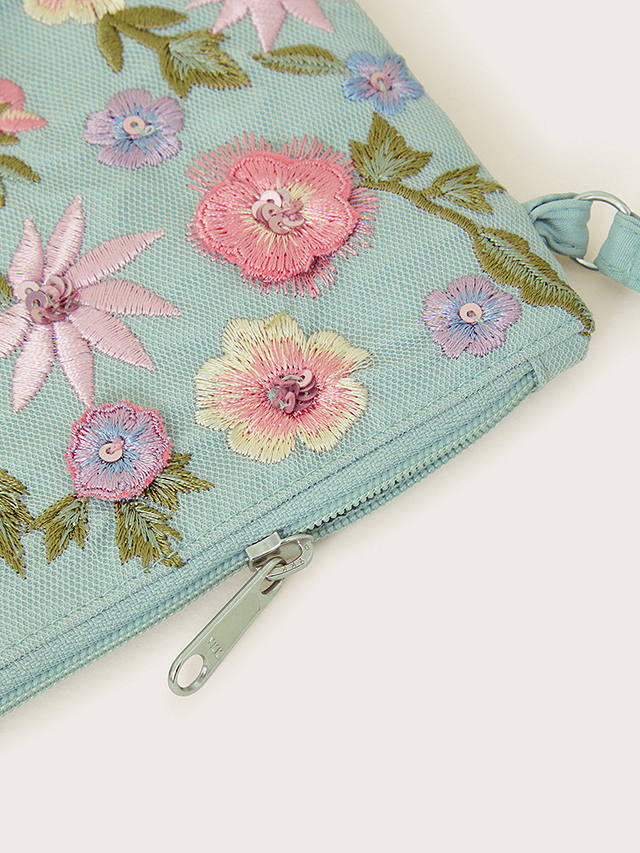 Monsoon Kids' Luna Floral Embroidered Bag, Multi
