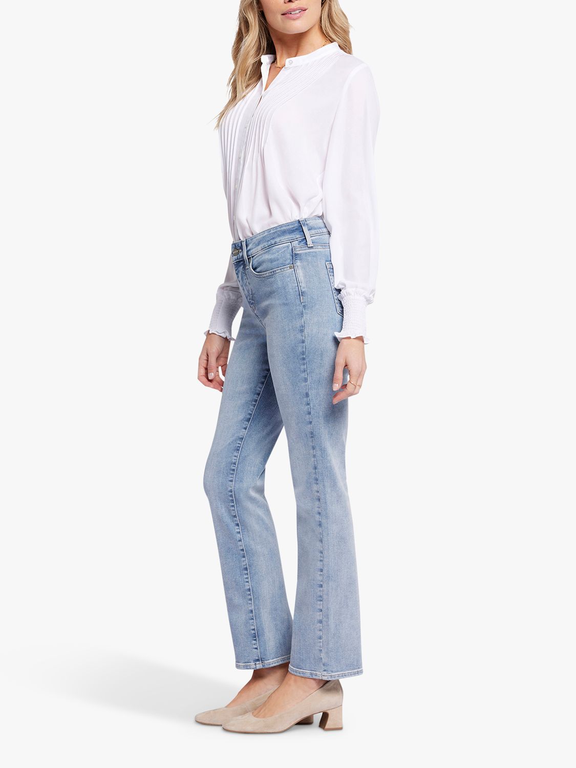 NYDJ Ellison High Rise Straight Jeans, Haley at John Lewis & Partners