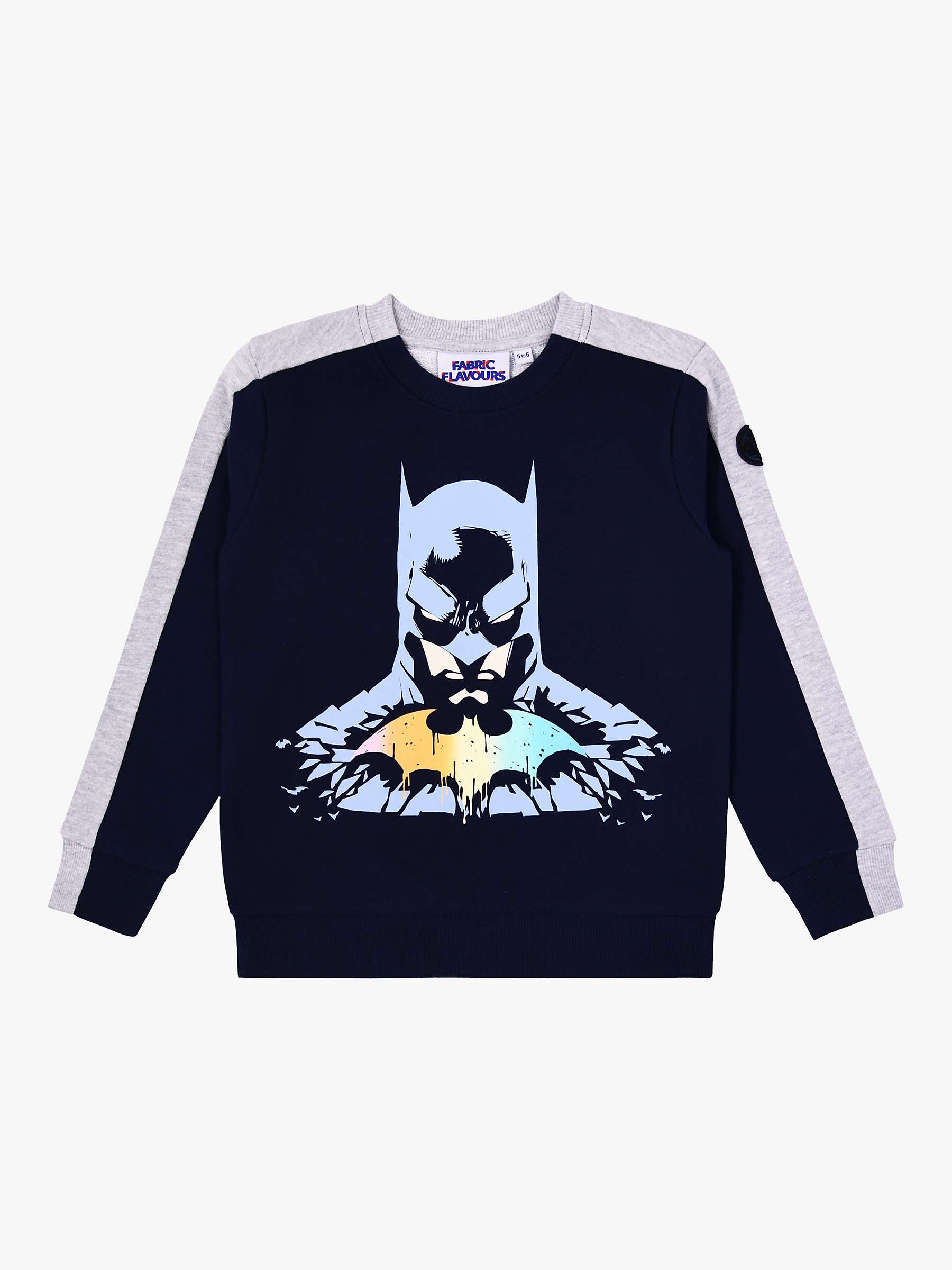 Buy Fabric Flavours Kids' Batman Sweatshirt & Oversized T-Shirt, Multi Online at johnlewis.com