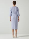 L.K.Bennett Sky Shift Midi Dress, Light Blue