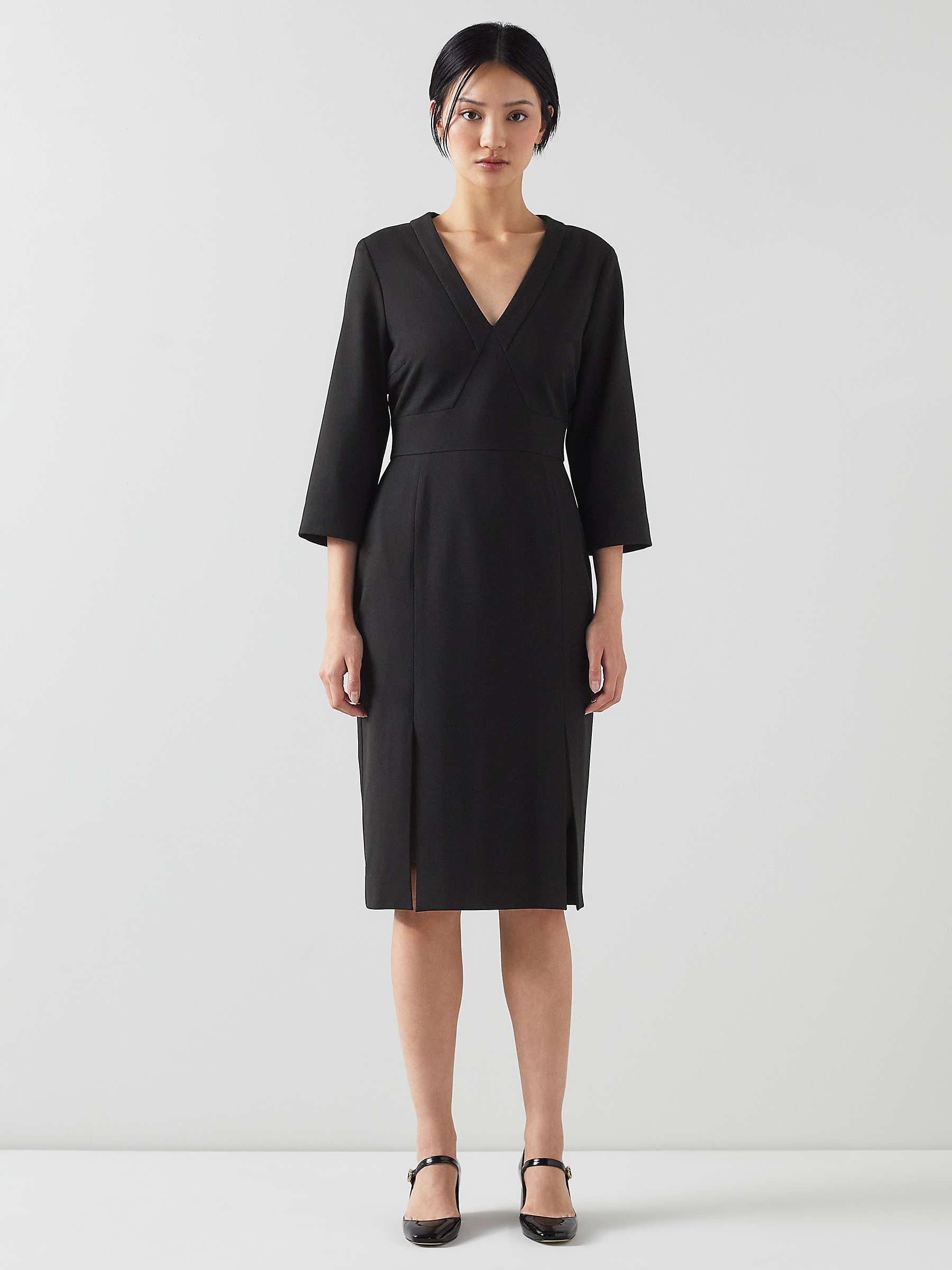 Buy L.K.Bennett Sky Shift Dress, Black Online at johnlewis.com
