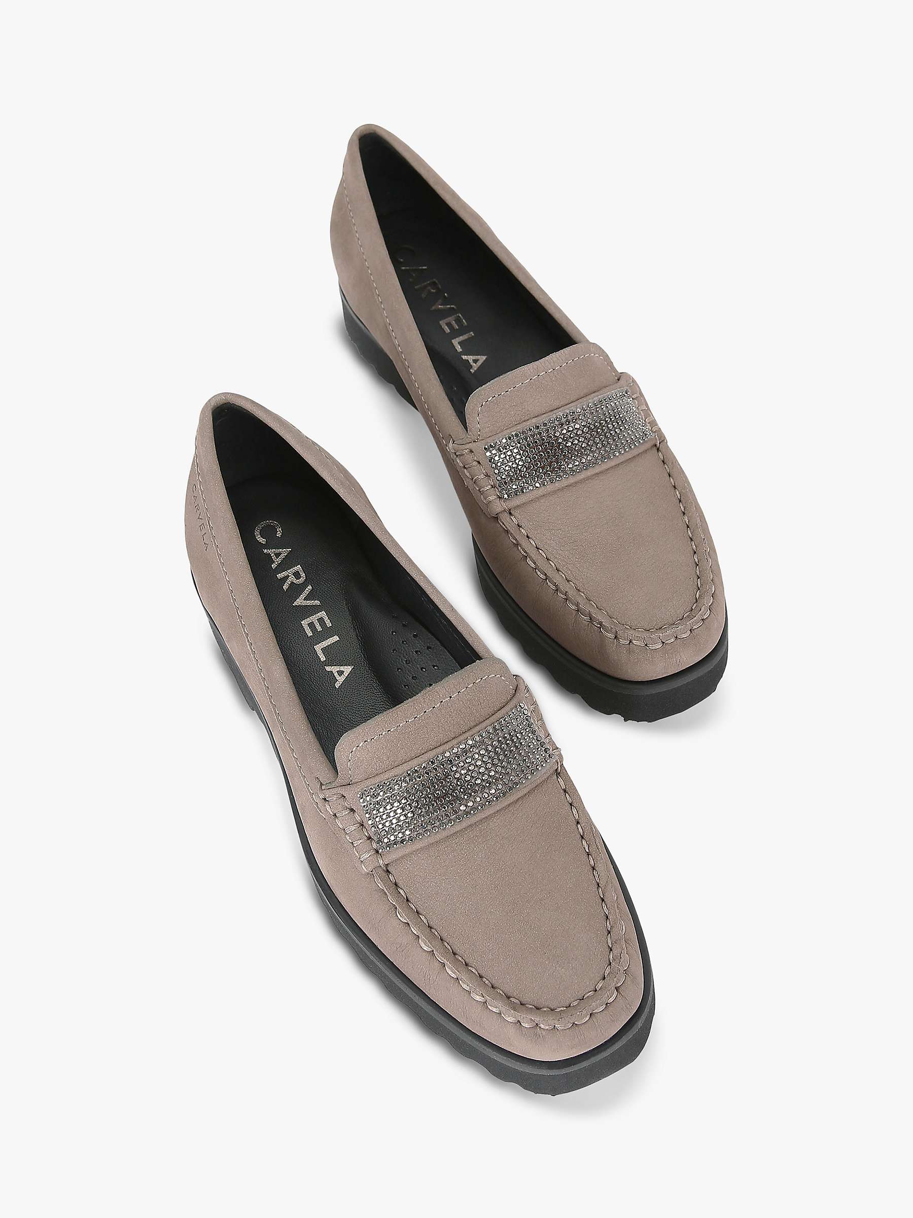 Buy Carvela Essence Embellished Front Loafers Online at johnlewis.com