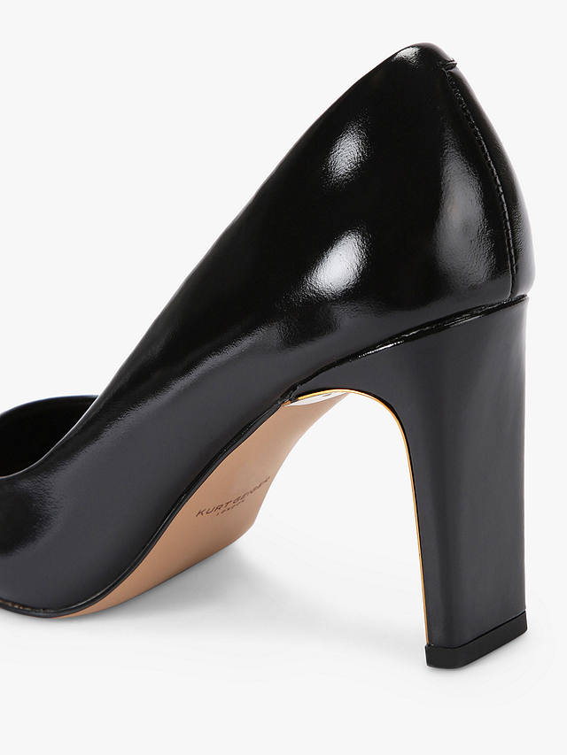 Kurt Geiger London Victoria Heeled Court Shoes, Black