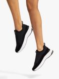 Kurt Geiger London Kensington Knit Trainers, Black/White