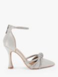 KG Kurt Geiger Ava Embellished Court Shoes, Silver