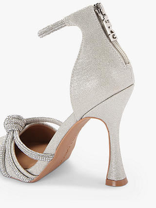 KG Kurt Geiger Ava Embellished Court Shoes, Silver