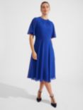 Hobbs Petite Samara Dress, Lapis Blue