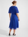 Hobbs Petite Samara Dress, Lapis Blue
