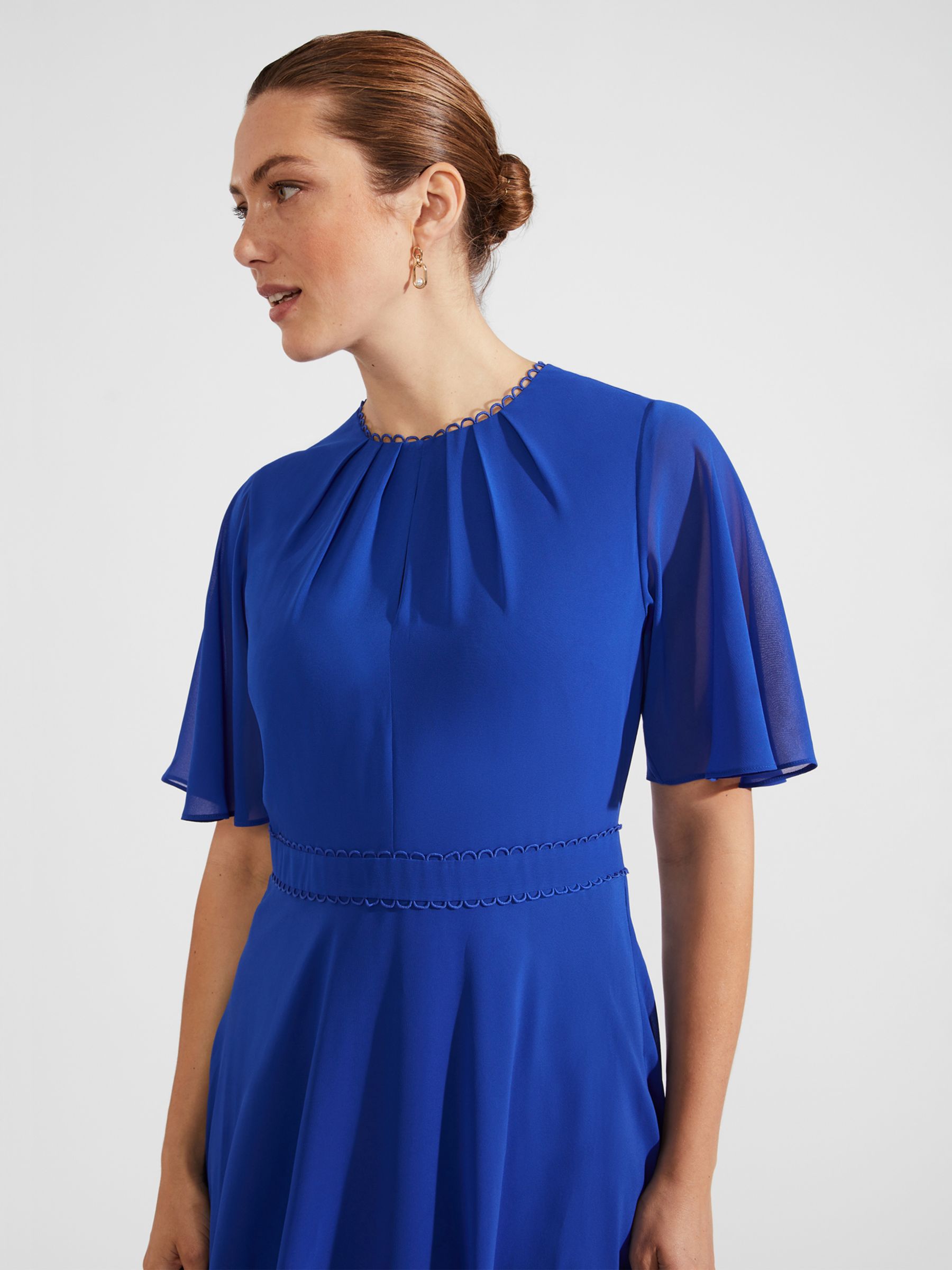 Buy Hobbs Petite Samara Dress, Lapis Blue Online at johnlewis.com