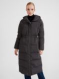 Ted Baker Aliciee Longline Hooded Padded Coat, Black